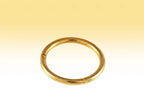14K Gold Hinged Segment Ring: Septum, Nose, Lip, Cartilage Piercing