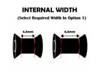 Silver Double Plug Screw Ear Gauges Stretching Kit - (1 piece)