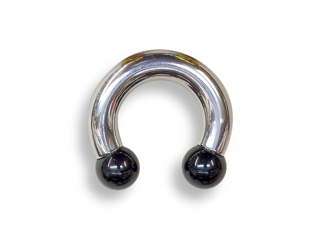 Surgical Steel Prince Albert Ring: Horseshoe Barbell Piercing, Custom Balls
