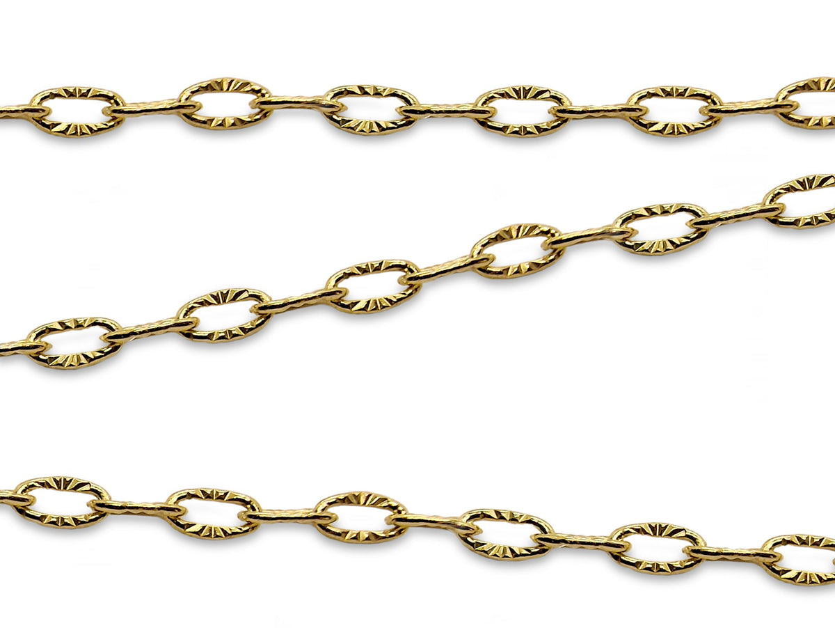 14K Gold Bridge Piercing Chain: Handmade Nose Jewelry