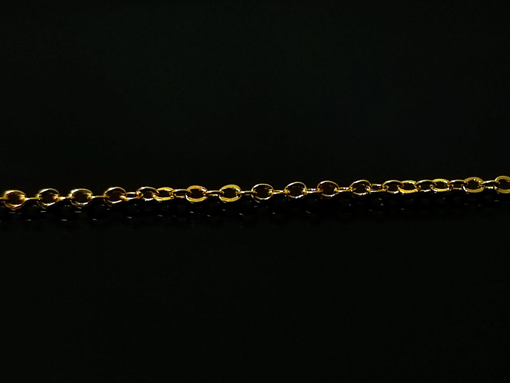 14K Gold Bridge Piercing Chain: Handmade Nose Jewelry