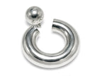 Silver Septum Nose Jewelry 14K 4 Micron Gold - Captive Bead Ring Screw Ball Prince Albert