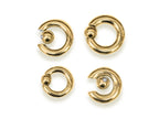 Gold PA Ring Prince Albert Piercing Jewelry Titanium Captive Bead Hoop CBR Large Size Body Jewellery 2ga to 00ga sold as a single unit