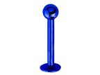 Titanium Flatback Labret Stud: Lip & Ear Piercing Jewelry (18g, 16g, 14g)