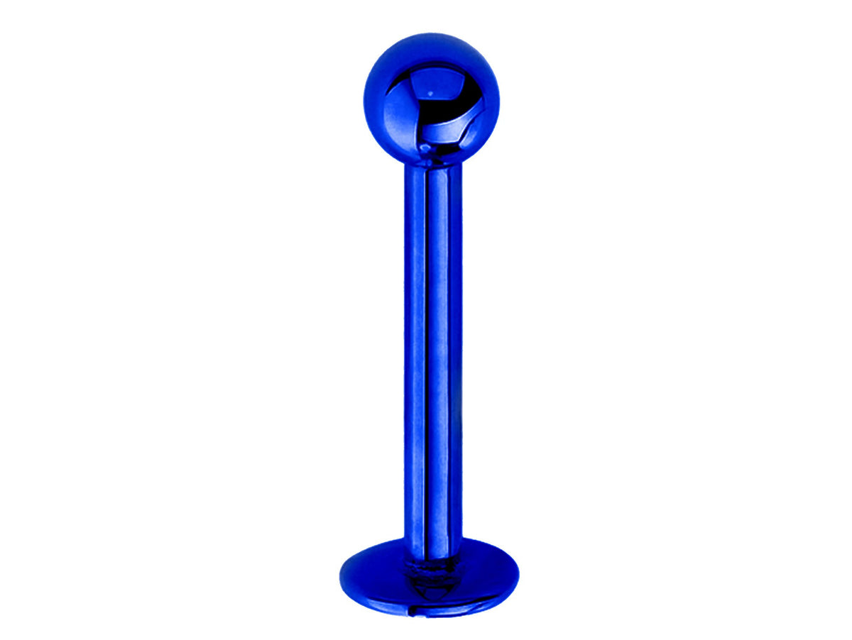 Titanium Flatback Labret Stud: Lip & Ear Piercing Jewelry (18g, 16g, 14g)