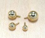 14K Gold Piercing Ball Replacement: Internally Threaded Barbells, Labrets