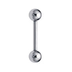 Custom Barbell Piercing: Surgical Steel, Spike, Gem & Disco Ball