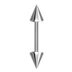 Custom Barbell Piercing: Surgical Steel, Spike, Gem & Disco Ball