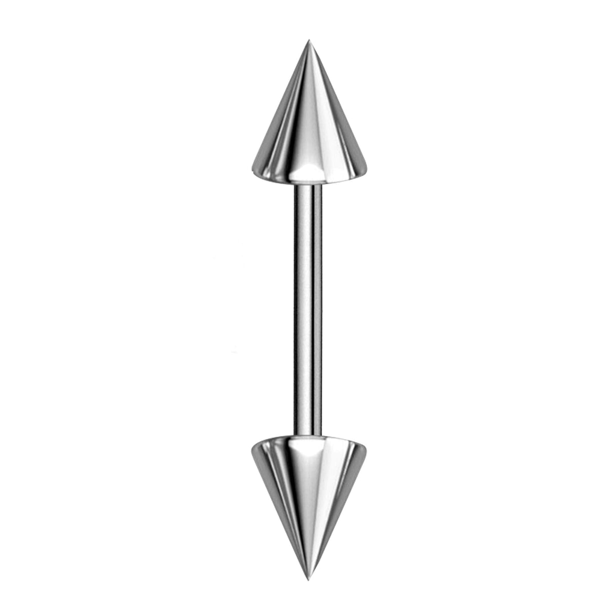 Custom Barbell Piercing: Surgical Steel, Spike, Gem & Disco Ball