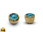 14K Gold Gem Captive Bead: Piercing Replacement Part