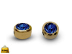 14K Gold Gem Captive Bead: Piercing Replacement Part