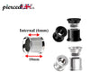 Surgical Steel Double Flare Plugs: Threaded Ear Tunnels