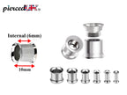 Surgical Steel Double Flare Plugs: Threaded Ear Tunnels