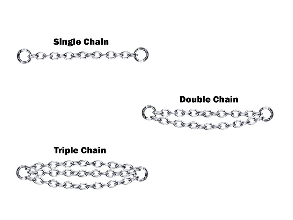 Titanium Nasallang Nose Chain: Handmade Cone/Spike Piercing