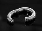 14K White Gold Big Size Hinged Segment Ring: Septum, Nose, Lip, Cartilage Piercing