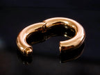 14K Rose Gold Big Size Hinged Segment Ring: Septum, Nose, Lip, Cartilage Piercing