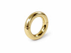 14K Gold Big Size Hinged Segment Ring: Septum, Nose, Lip, Cartilage Piercing
