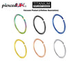 Titanium Nose Ring Hoop: 18g 20g Small Thin Piercing