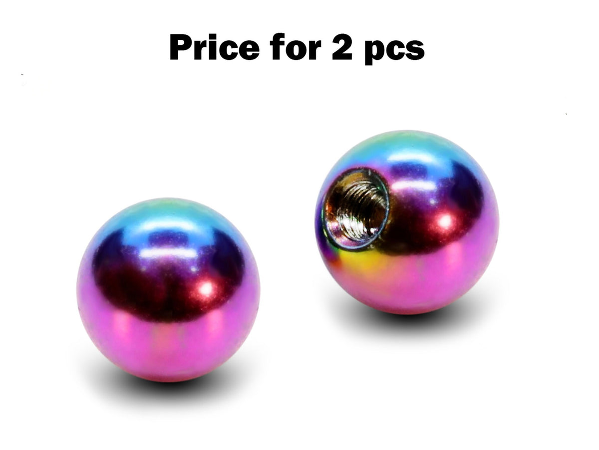 Titanium Ball Replacement Piercing Parts: 14g/16g/18g (2pcs)