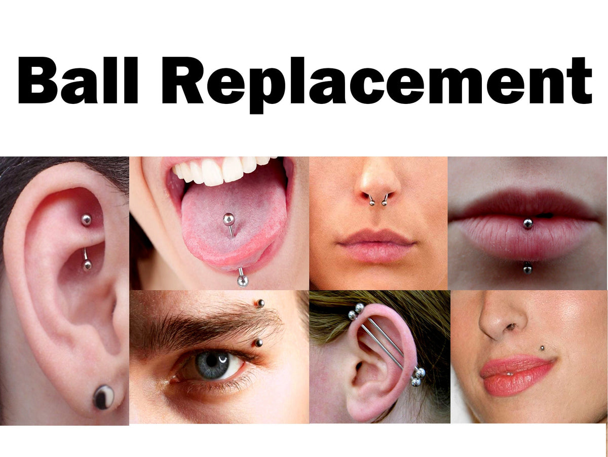 Surgical Steel Body Jewelry Replacement Balls (2pcs)