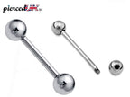 Surgical Steel Nipple Barbell: 16G/14G Straight Piercing Jewelry