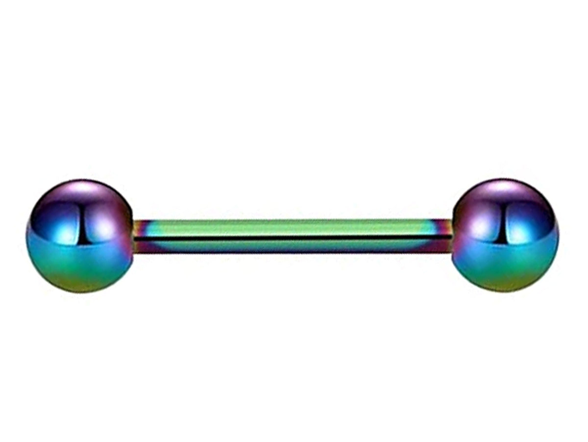 Surgical Steel Nipple Barbell: 16G/14G Straight Piercing Jewelry