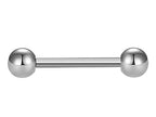 Surgical Steel Nipple Barbell: 16G/14G Straight Piercing Jewelry