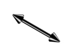 Cone End Barbell Piercing: Titanium ASTM F136
