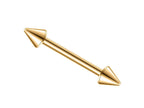 Cone End Barbell Piercing: Titanium ASTM F136