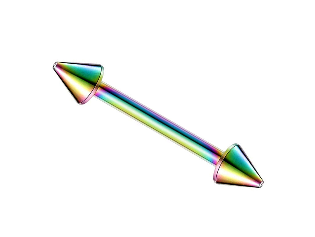 Cone End Barbell Piercing: Titanium ASTM F136
