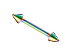 Cone End Barbell Piercing: Titanium ASTM F136
