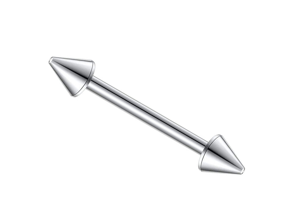 Cone End Barbell Piercing: Titanium ASTM F136