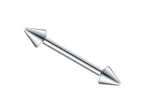 Cone End Barbell Piercing: Titanium ASTM F136