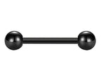 Surgical Steel Industrial Barbell Piercing: 14g/16g/18g, Multiple Colors