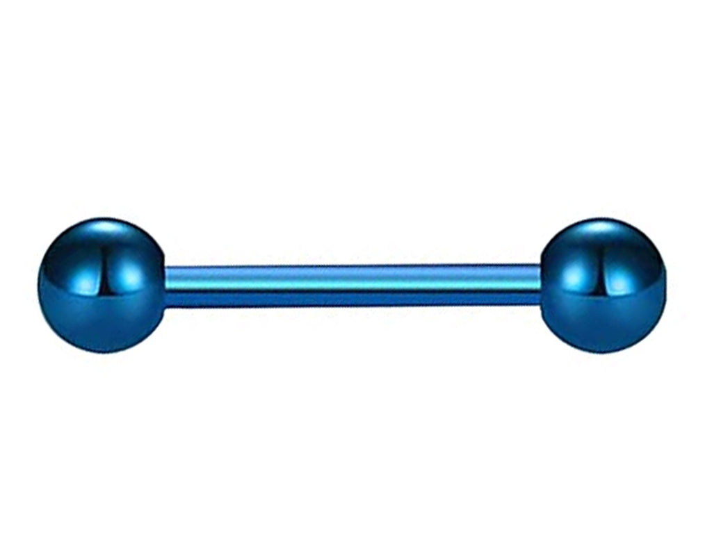 Surgical Steel Industrial Barbell Piercing: 14g/16g/18g, Multiple Colors
