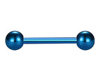 Surgical Steel Industrial Barbell Piercing: 14g/16g/18g, Multiple Colors