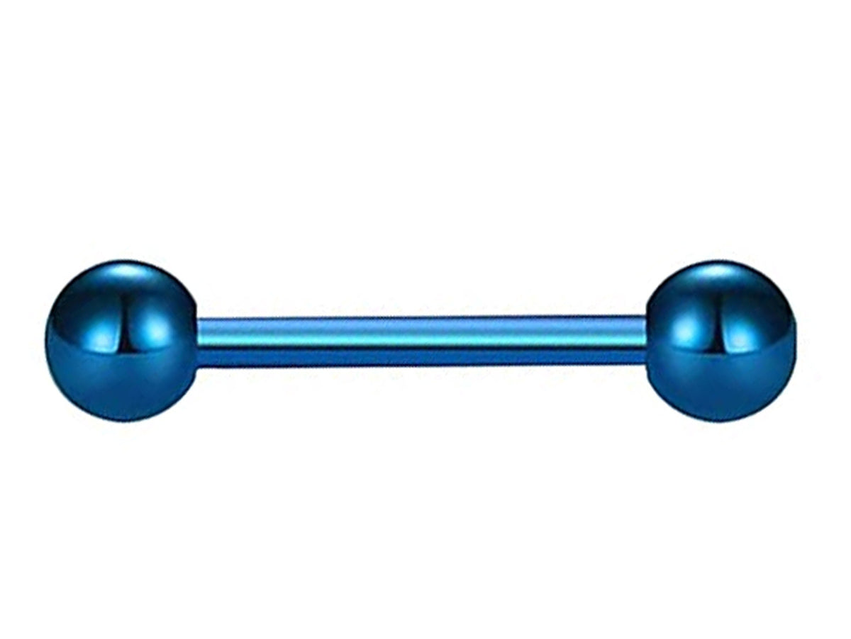 Surgical Steel Industrial Barbell Piercing: 14g/16g/18g, Multiple Colors