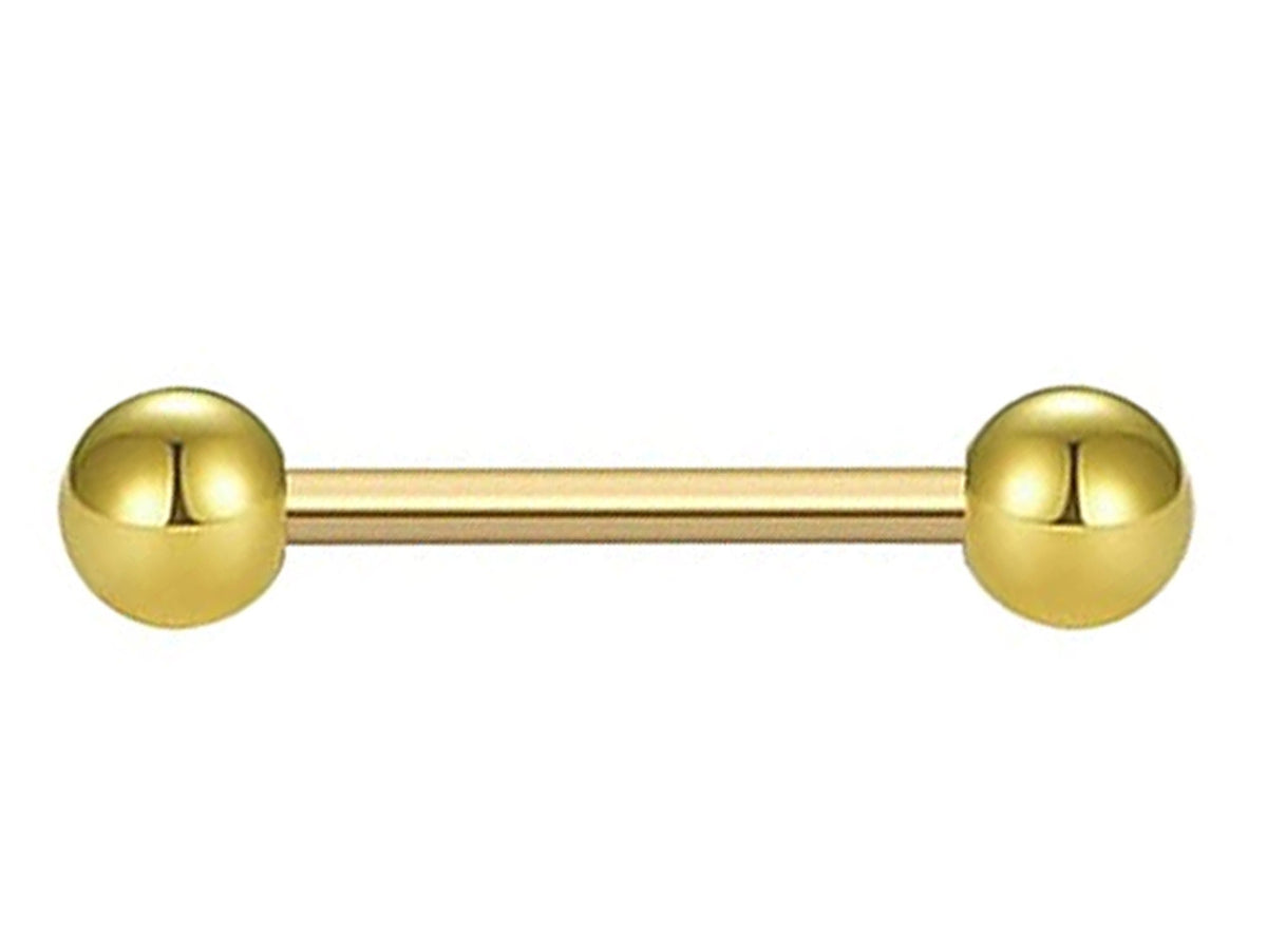 Surgical Steel Industrial Barbell Piercing: 14g/16g/18g, Multiple Colors