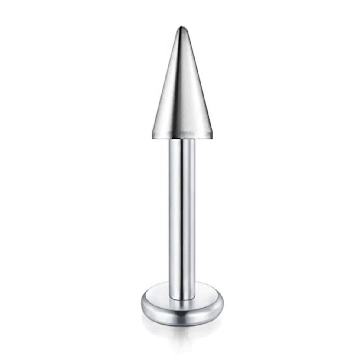 Custom Surgical Steel Labret Lip Piercing: 16g/14g, Spike, Gem, Ball