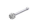 Nose Pin, Nose Stud Bone - 20g Nose Piercing Disco ball Crystal - Bling Bling - Perfect for Nostril Jewelry, Nostril Piercing Stud