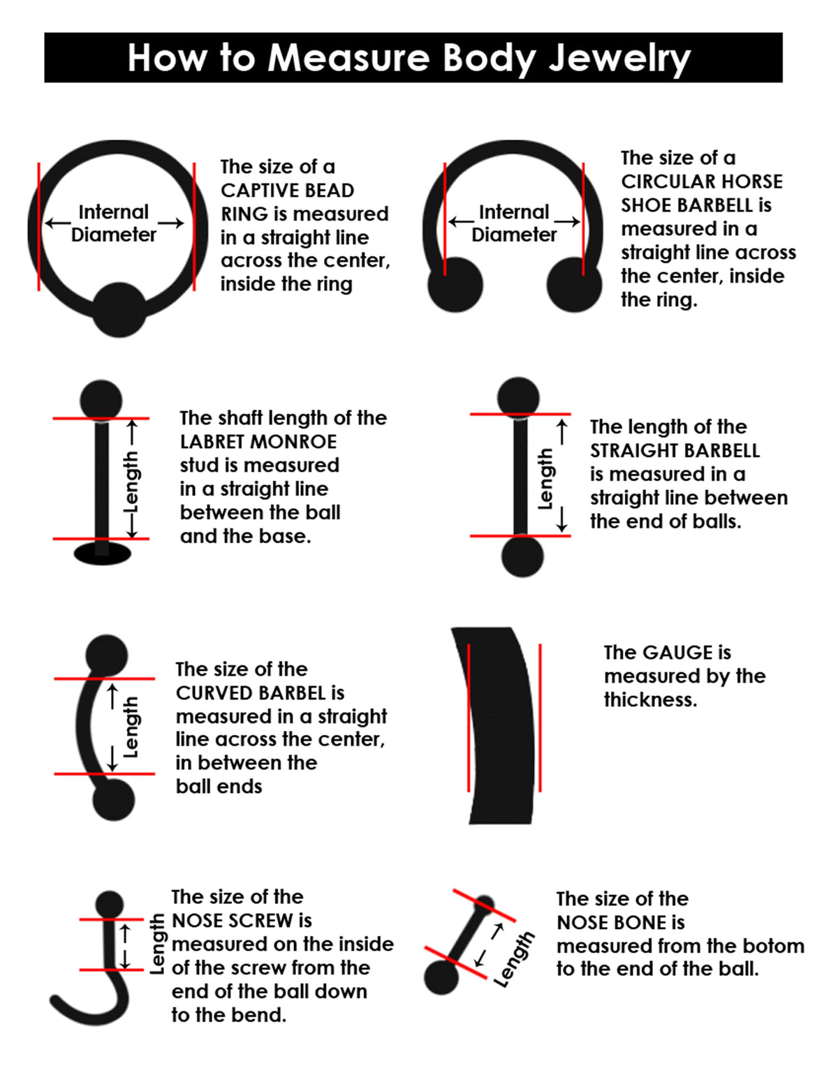 Rainbow Septum Ring, Titanium Nose Ring 16g( 1.2mm) Piercings for Ear, Lip Ring, Nipple Ring and more – Gauge 18g to 0g – Length 6mm to 19mm