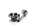 Titanium 16G Helix Stud Dog Paw Cartilage Piercing, Tragus Earrings, Forward Helix  - Internally Threaded Body Jewellery Ear Piercing