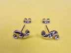 Stud Earrings S Shape Fashion Jewelry for Women - High Quality and Sparkling CZ Crystals Earrings Packed in a Gift Box