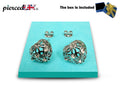 Filigree Style Stud Earrings Fashion Jewelry for Women - High Quality and Sparkling CZ Crystals Earrings Packed in a Gift Box