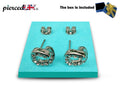 Unique Style Stud Earrings Fashion Jewelry for Women - High Quality and Sparkling CZ Crystals Earrings Packed in a Gift Box