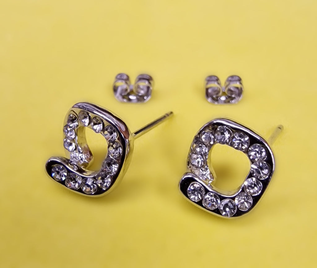 Unique Style Stud Earrings Fashion Jewelry for Women - High Quality and Sparkling CZ Crystals Earrings Packed in a Gift Box