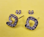 Unique Style Stud Earrings Fashion Jewelry for Women - High Quality and Sparkling CZ Crystals Earrings Packed in a Gift Box
