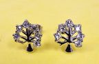 Tree of Life Stud Earrings Fashion Jewelry for Women - High Quality and Sparkling CZ Crystals Earrings Packed in a Gift Box