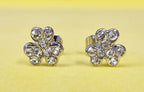 Clover Leaf Stud Earrings Fashion Jewelry for Women - High Quality and Sparkling CZ Crystals Earrings Packed in a Gift Box