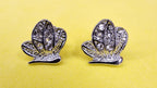 Silver Butterfly Stud Earrings Fashion Jewelry for Women - High Quality and Sparkling CZ Crystals Earrings Packed in a Gift Box